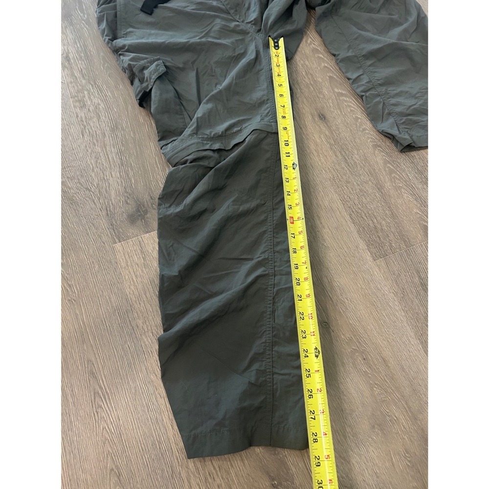 Columbia Silver Ridge Convertible Cargo Pants Mens 38x30 Green Hiking Trail Zip - Picture 12 of 12